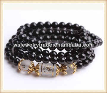 Onyx String Rosary Bracelet,Wholesale Rosary Bracelets