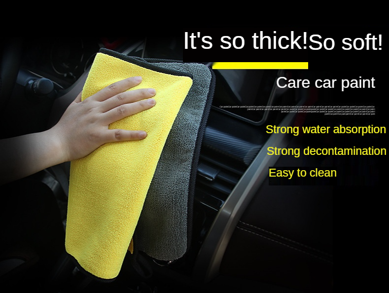 Factory Direct Sales Double Side Quick Dry Cloth Microfiber Glasses Car Cleaning Towel