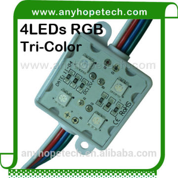 Cheap promotional IP67 1.44W 4LEDs RGB LED Modules