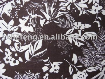 10s linen/rayon blend fabric linen fabric with rayon print shirting