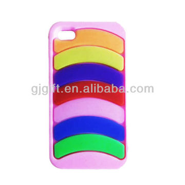 2015 hot selling cell phone silicon mobile phone flip case