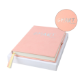 Journal rosa personalizzato con scatola