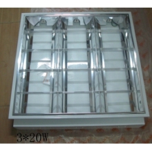 Recessed Fluorecent Louver Fitting Grille Lamp 3x18W 60x60