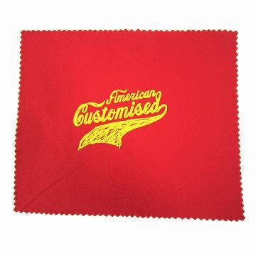 Microfiber/Polishing Cloth/Watch Cleaning Wiper, Various Designs are Available