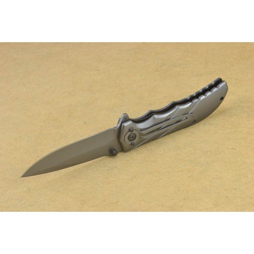 All Metal Steel Spring Assisted Pocket Knife