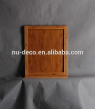 Decorative bathroom wall mirror frame bamboo furniture