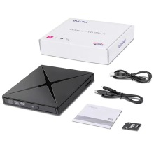 5-in-1 Universal USB Socket with SD Card Reader, USB3.0 & Type-C, External Optical Drive for CD/DVD Burning and Dual Use