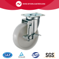 Нейлоновое колесо Medium Duty Plate Industrial Caster