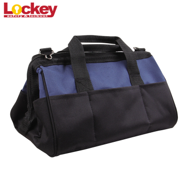 Blue Black Portable safety lockout Tool bag