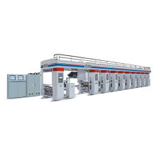 Rotogravure Printing Machine for Glassine Paper and Plastic Films (BOPP, PET, PVC, PE) & Foil