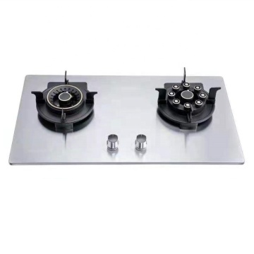 Magic Function Gas Stove with Glass Panel - Two Burners