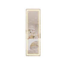 Modern Rectangular Full-Length Floor Mirror for Bathroom with Stand or Hanging Option