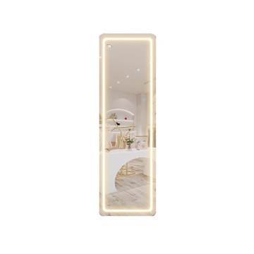 Modern Rectangular Full-Length Floor Mirror for Bathroom with Stand or Hanging Option