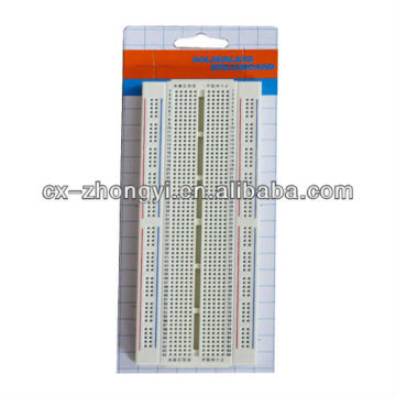 Good! 840 tie-points solderless slide breadboard