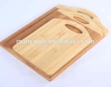 bamboo Cutting board set with handle