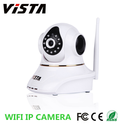 720P Wireless Wall Mounted Memory Card IP Camera RJ45