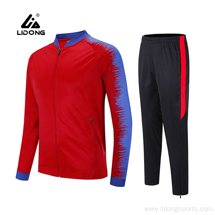 Fashion Long Sleeve Custom Logo Tracksuit Men