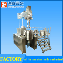 Tilting mayonnaise vacuum making machine