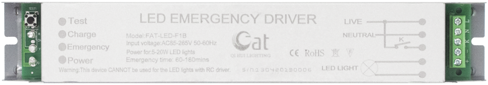 High Quality Metal Li-ion Battery LED Emergency Driver