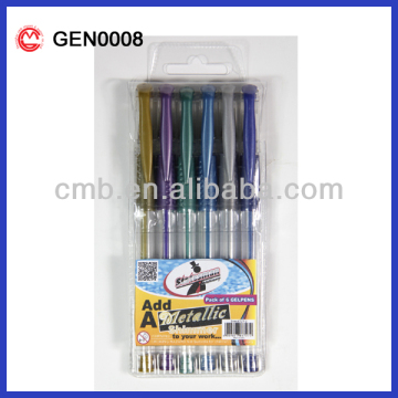 METALLIC GEL INK PEN METALLIC COLOR SMOOTH WRITING