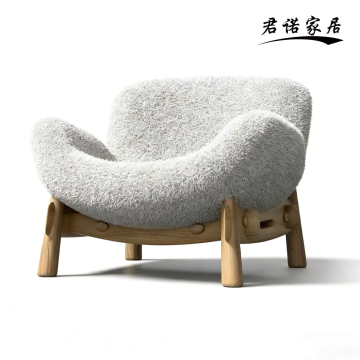 Classic Nordic Retro Solid Wood Sofa