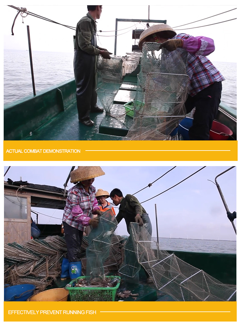 Factory Outlet High Strength Crayfish Traps Fish Farming Equipments Crab Cage Trap