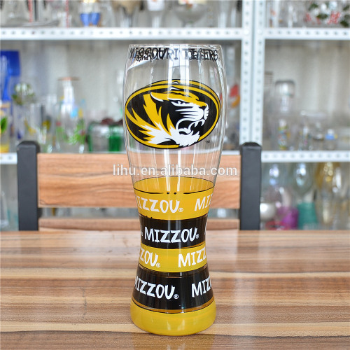 Handpainted beer glass