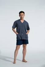 stripe men's pyjama set