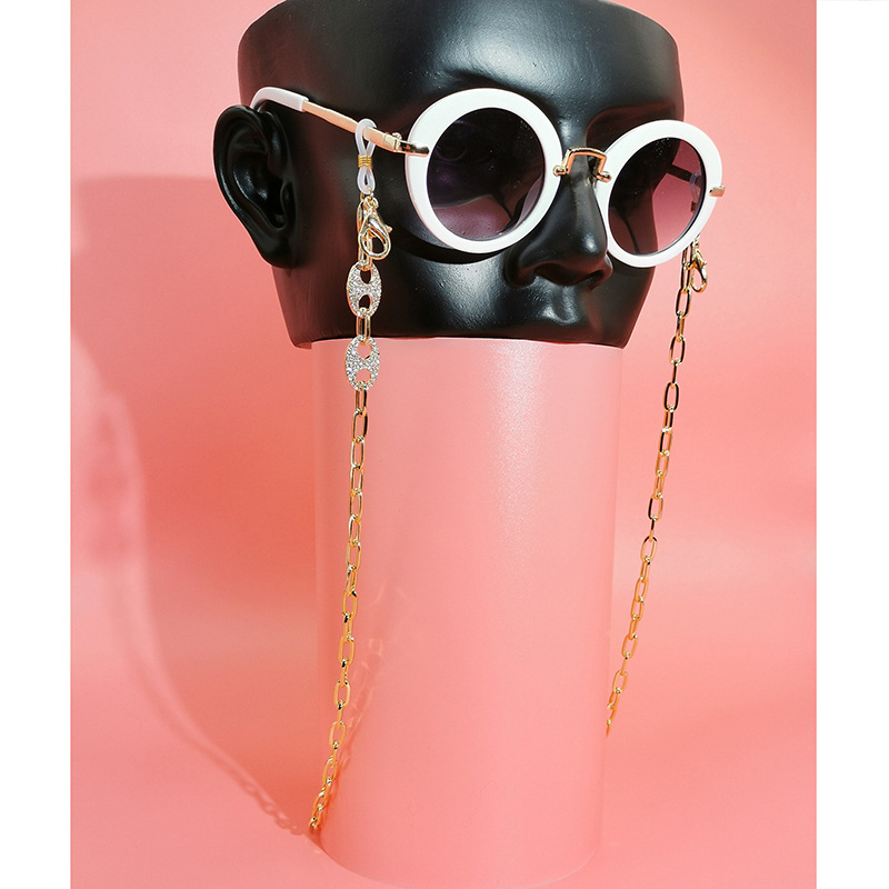 hot selling sun glasses chain link glasses chain gold plated long eyeglasses chain wholesale