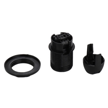 E14 Lamp Bases Black PET Plastic Wholesale with VDE SAA Certification