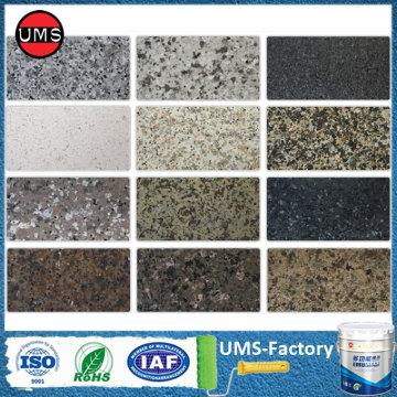 Granite stone spray wall coating colours