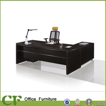 Popular metal framed italian design ergonomical executive office desk with wire management
