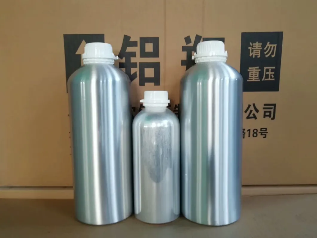 Botella de aceite esencial de aluminio con revestimiento interior epoxi estándar de la UE