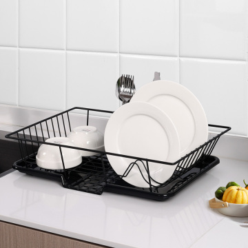 dish drying rack with board