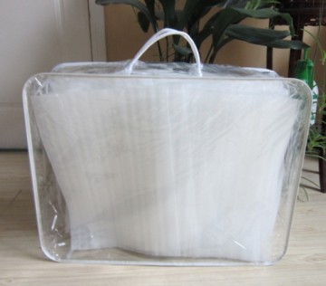 packing bag super soft pvc bag with zipper plastic zipper bag