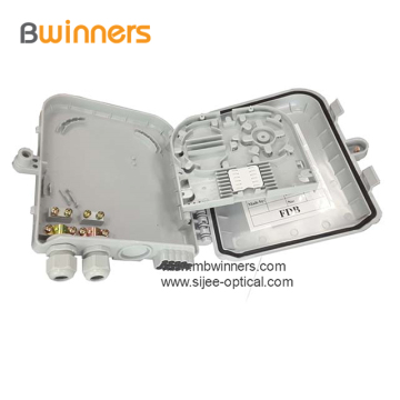 Wall Mount 8 Ports Fiber Optic Termination Box