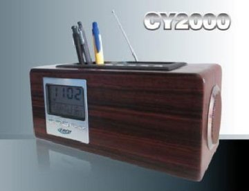 Calendar clock speaker
