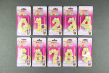 Frog animal number candle birthday cake candle wholesale