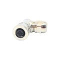 4 Pole Angle Shielded M12 Female Connector