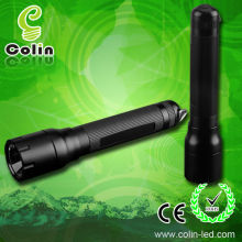 led power style flashlights zoom cree Q5 180lm with 1*AA battery ON/OFF switch
