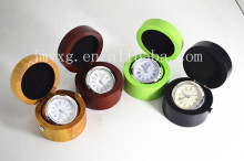 High quality wooden round table clock for promotional