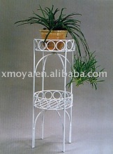 attractive wrought iron flower shelf