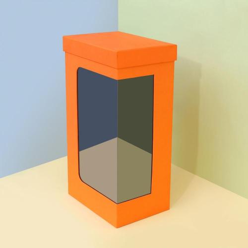 individuelle faltbare Spielzeugpuppen-Geschenkbox mit Fenster