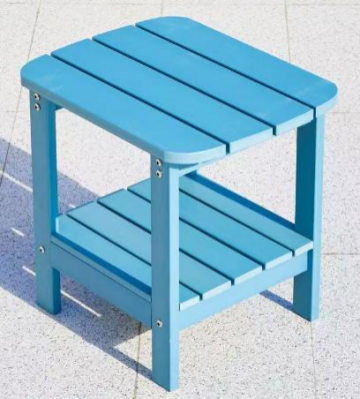 Premium Recycled Plastic Poly Patios Adirondack Chair Side Table