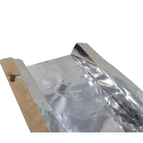 Bagudskrivning OEM -logo trykt shopping plast 20x30 cm stor aluminium folie pakning kaffebønne taske