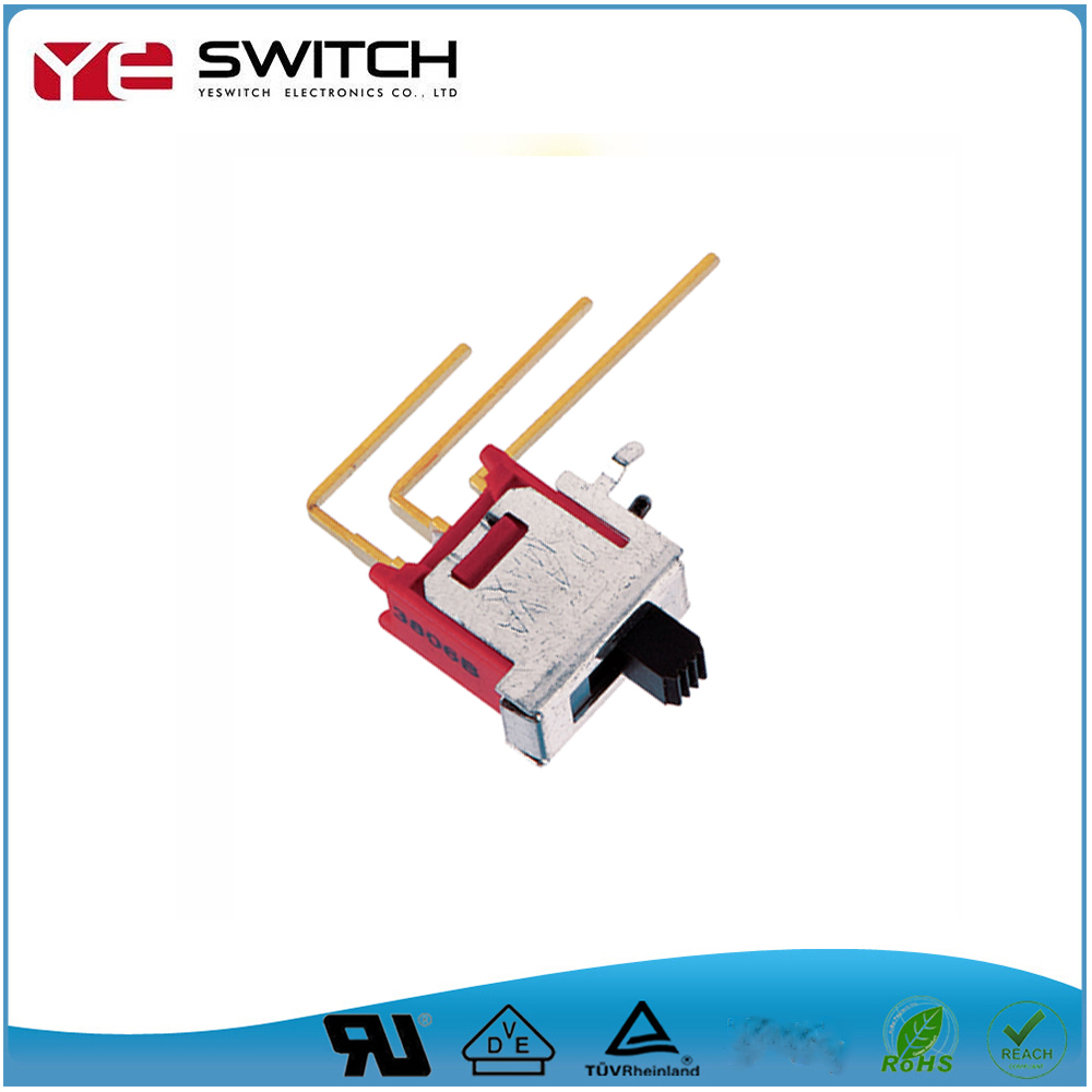 Slide Switch မှတဆင့်အပေါက်ဖောက်ထားသော Gold Plated Terminal PC