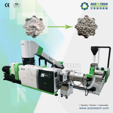 Waste Plastic Recycling Granulating Pelletizing Machine