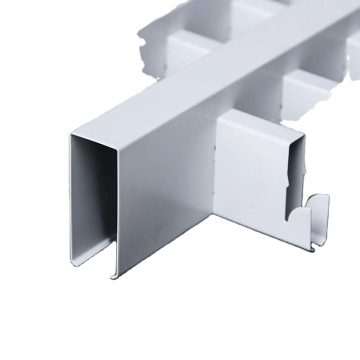 Modern Metal Lattice Open Cell Ceiling Design