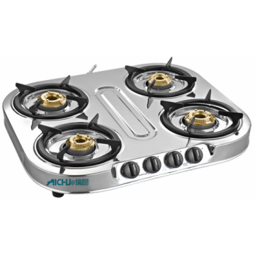 Kompor Gas Shakti Star 4 Burner SS