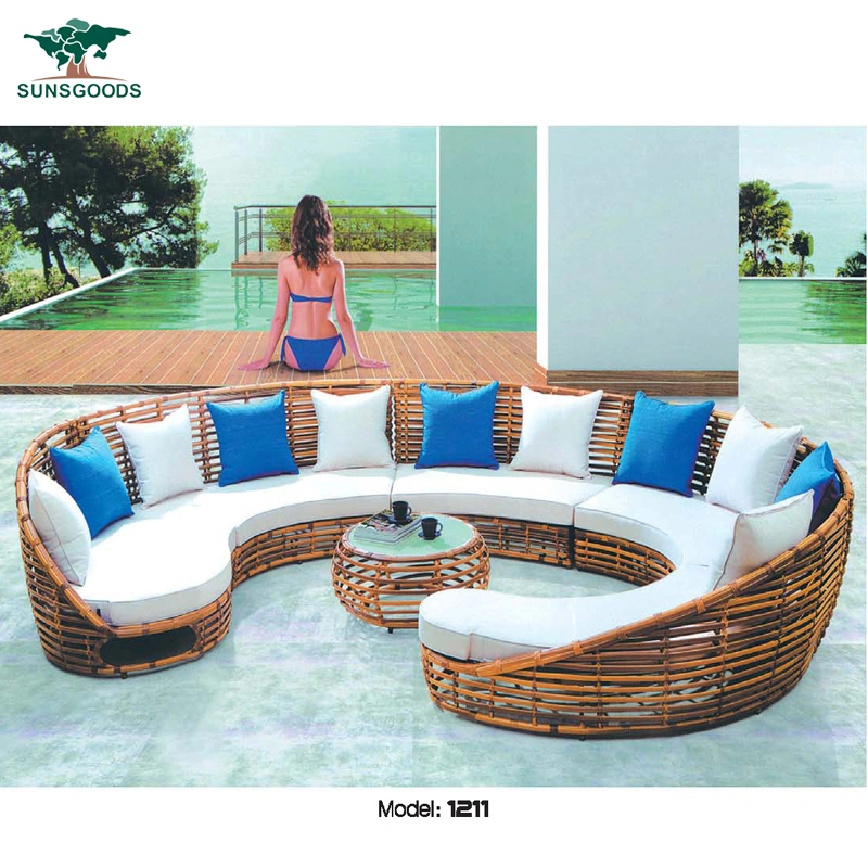 Modern Restaurant and Hotel Leisure Patio Garden Outdoor Sofa Furniture